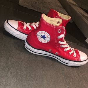 red high top converse all stars